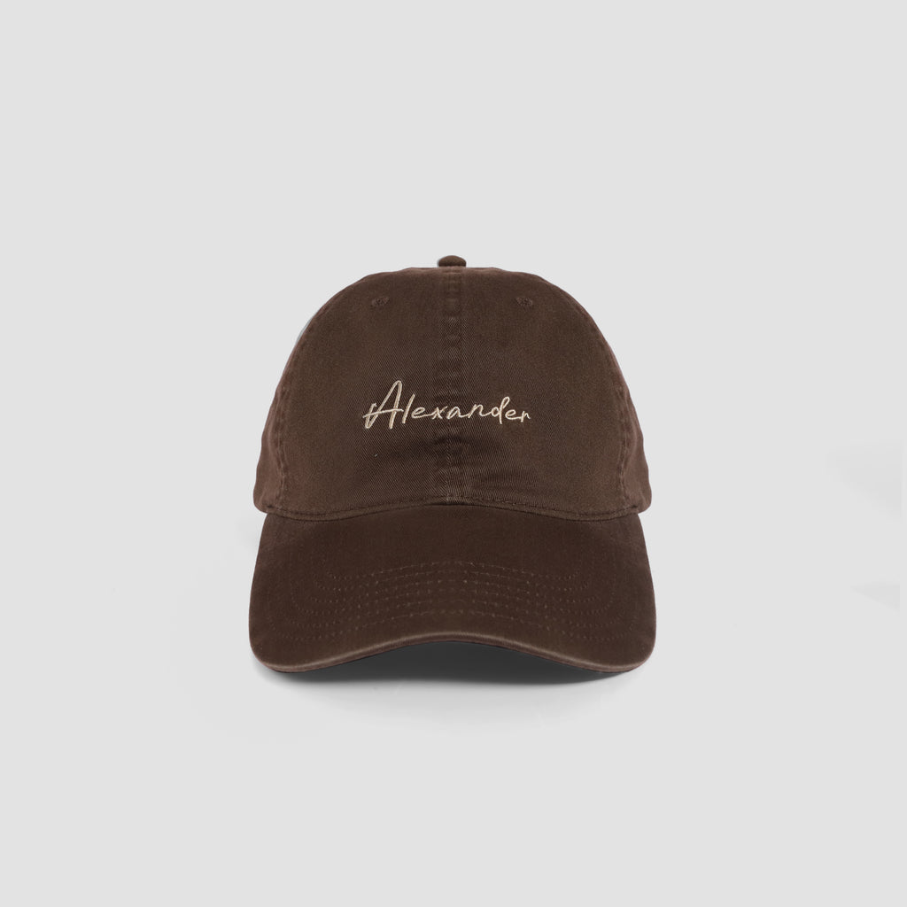Standard Embroidered Logo Tee (Brown)