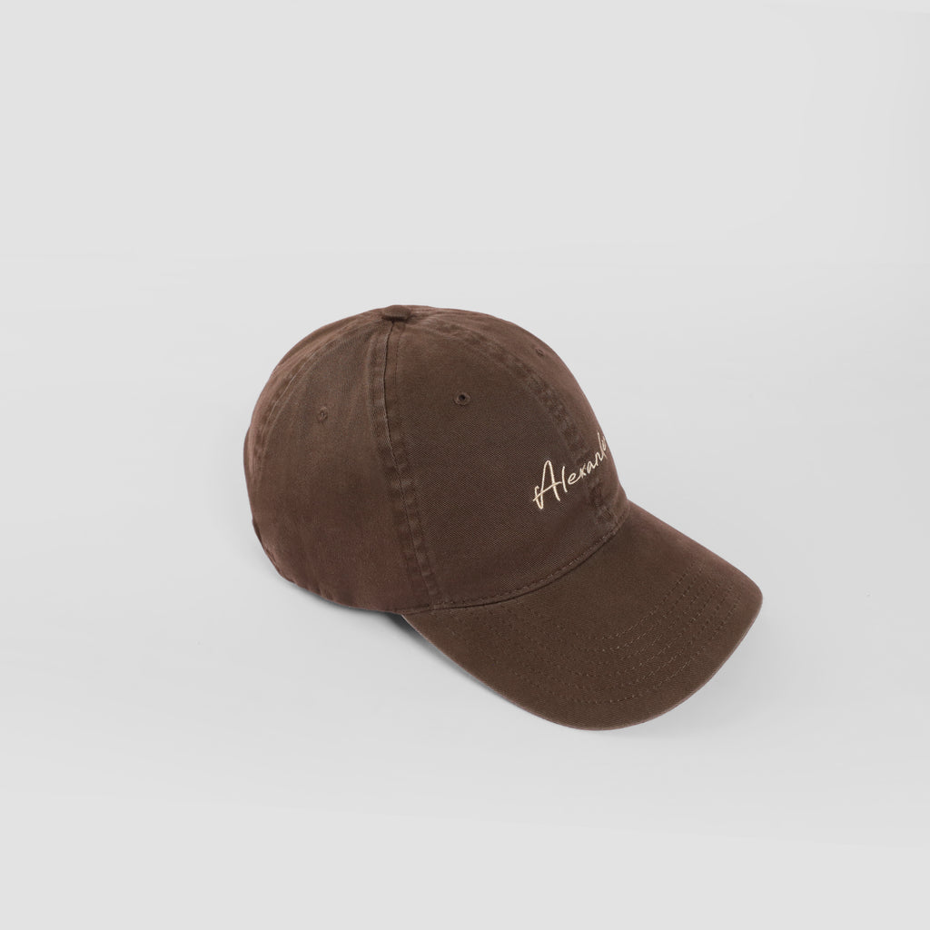 Standard Embroidered Logo Tee (Brown)