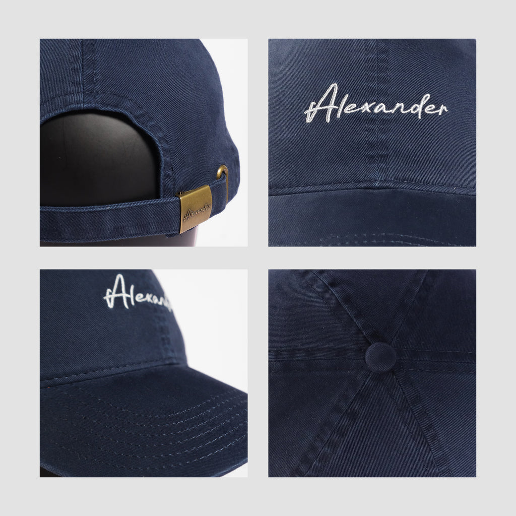 Standard Embroidered Logo Tee (Navy)