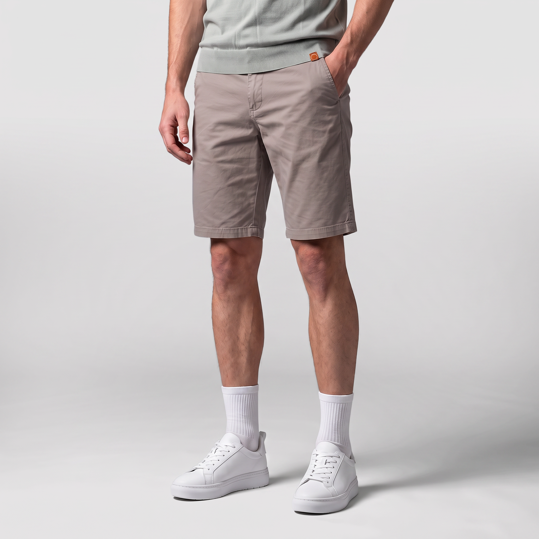 Men's Chino Short Pant ( Light Grey)