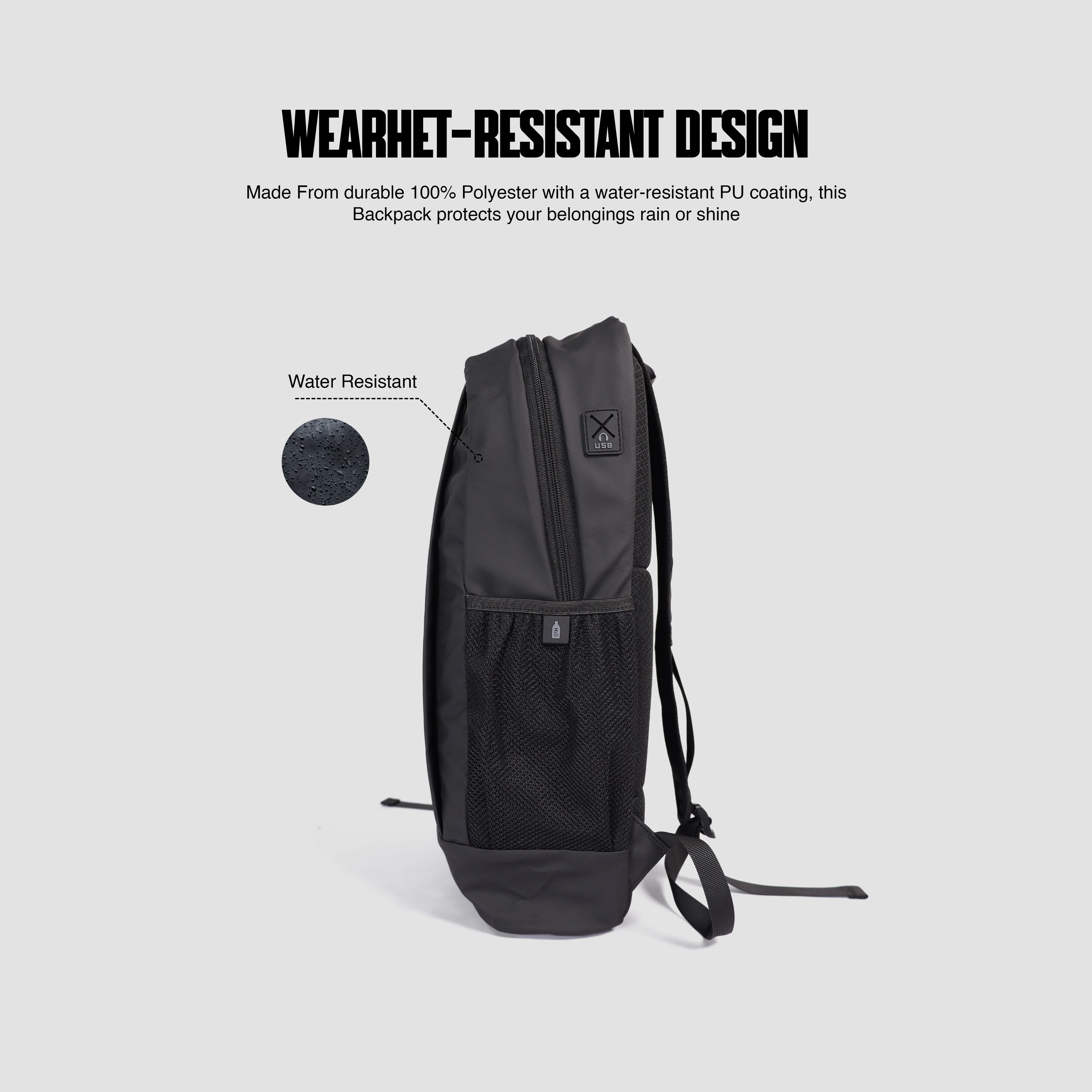 Functional Backpack - BLACK