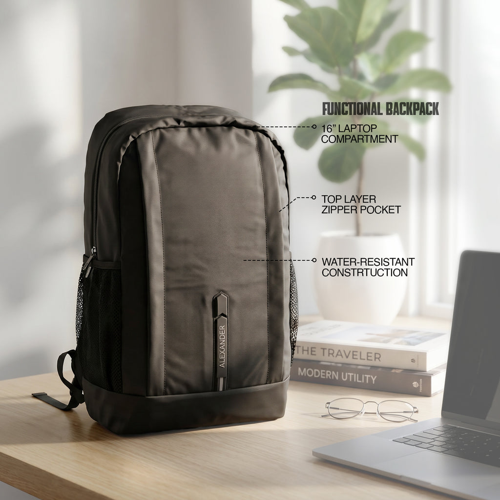 Functional Backpack - BLACK