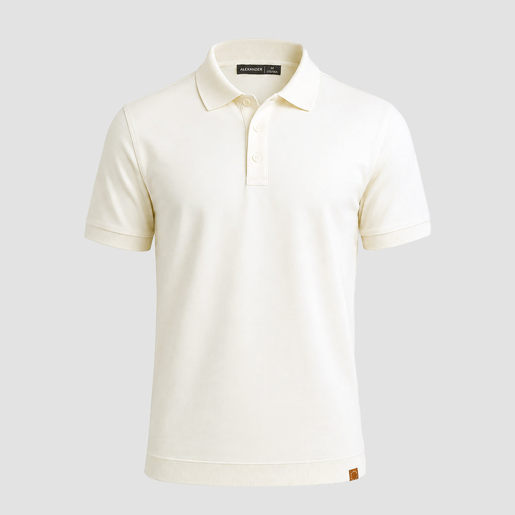 AIR SMOOTH KNIT POLO ( Off - White)