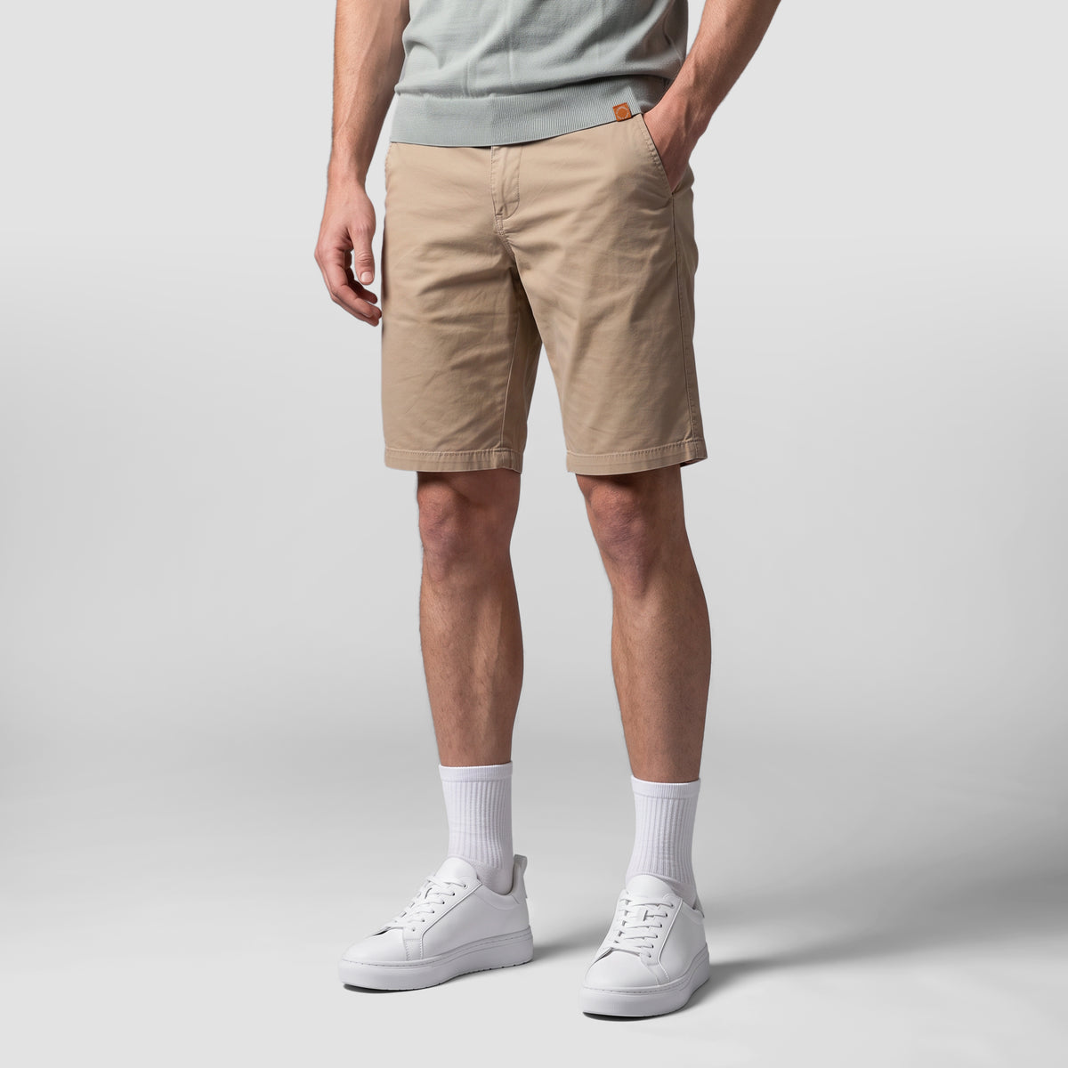 Men's Chino Short Pants (Khaki)