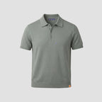 LIGHT WEIGHT KNIT POLO (Sage Green)