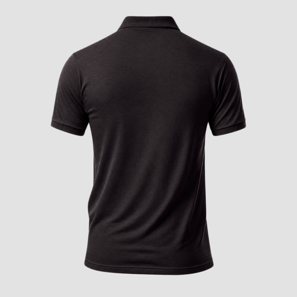 AIR SMOOTH KNIT POLO ( Black)