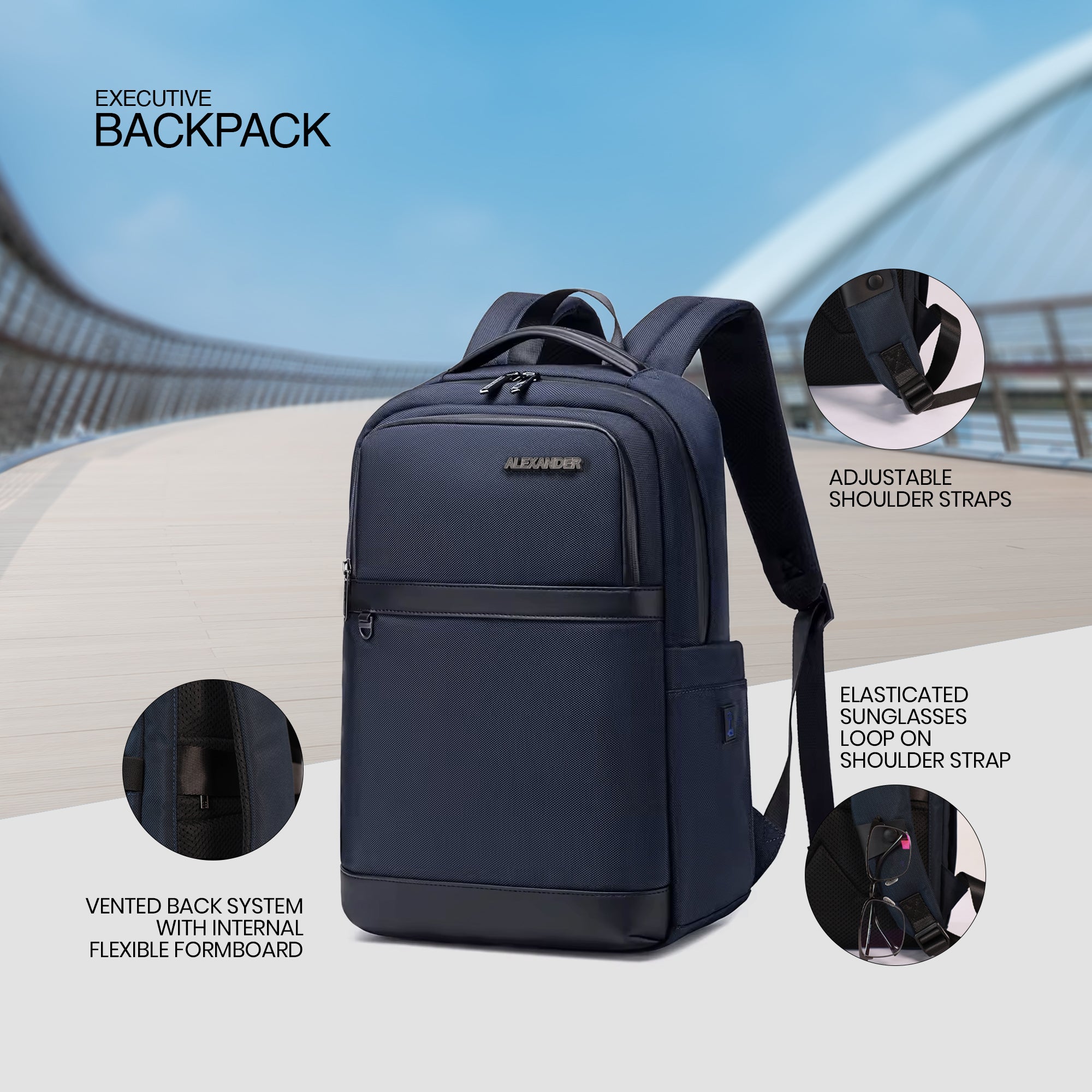 Executive Backpack - BLUE