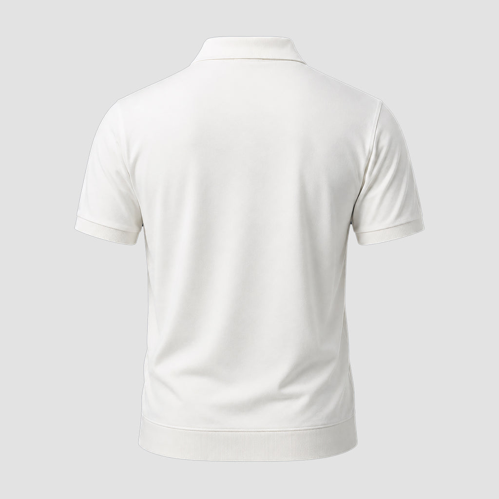 AIR SMOOTH KNIT POLO ( Off - White)