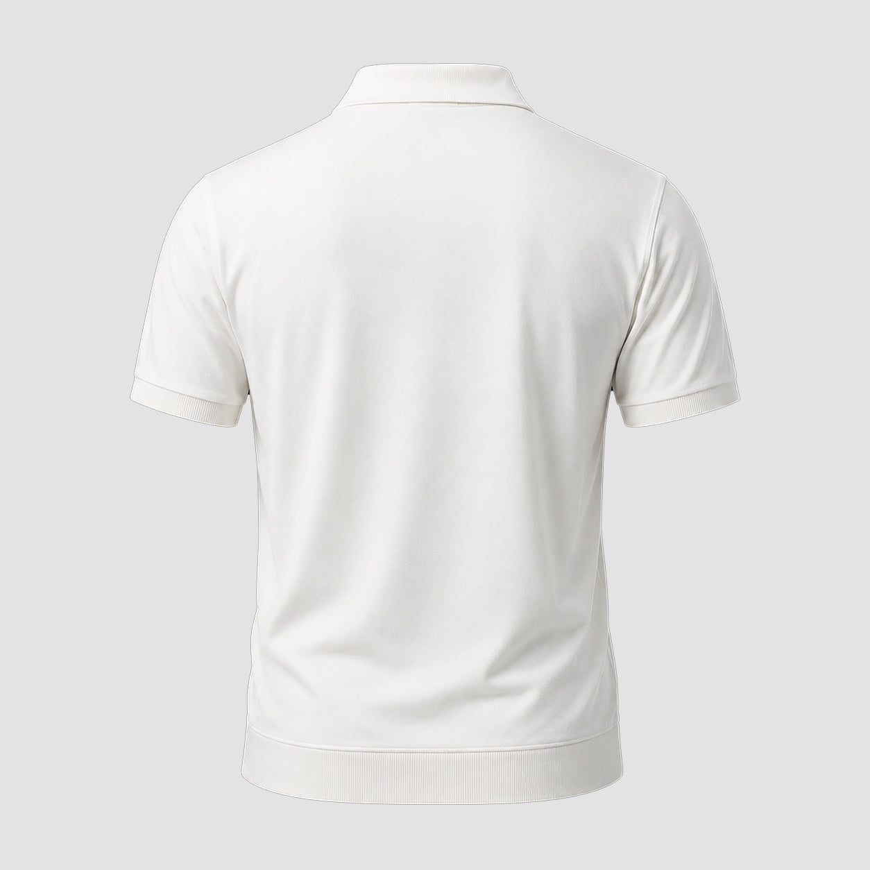 AIR SMOOTH KNIT POLO ( Off - White)