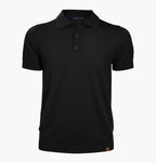 AIR SMOOTH KNIT POLO ( Black)