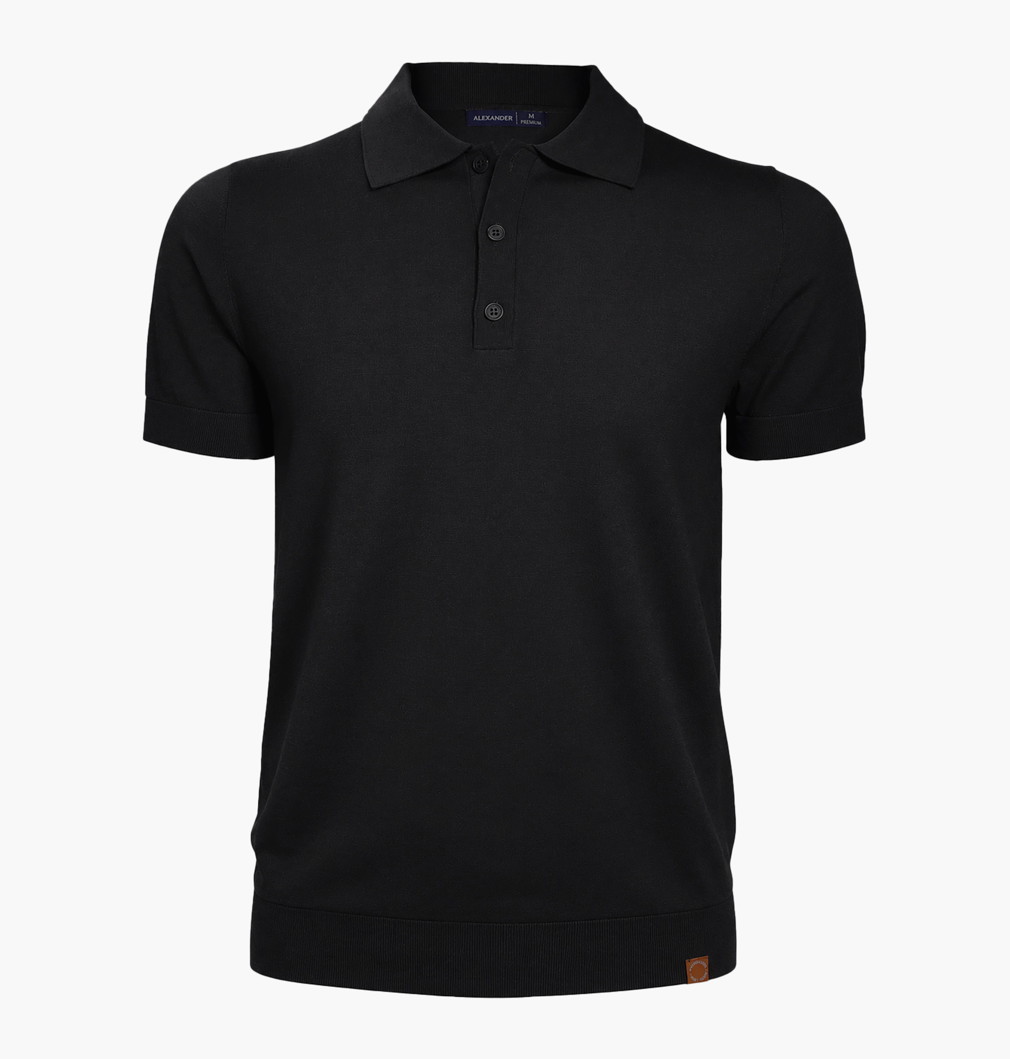 AIR SMOOTH KNIT POLO ( Black)