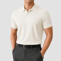 AIR SMOOTH KNIT POLO ( Off - White)
