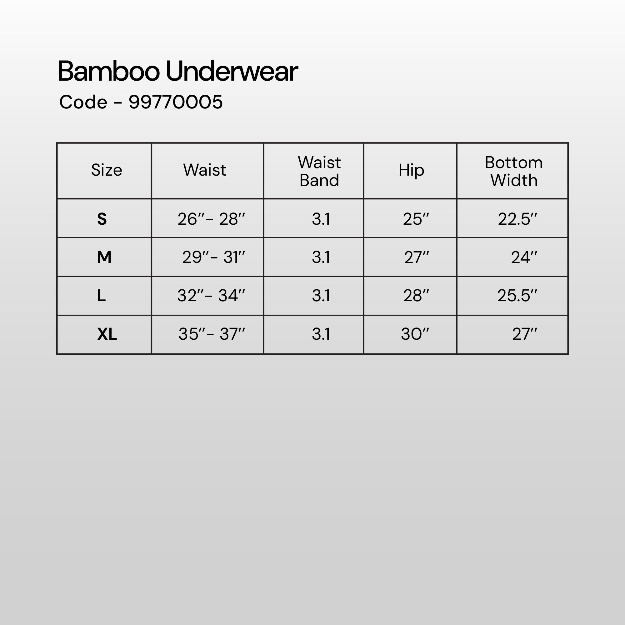 Premium Bamboo Underwear