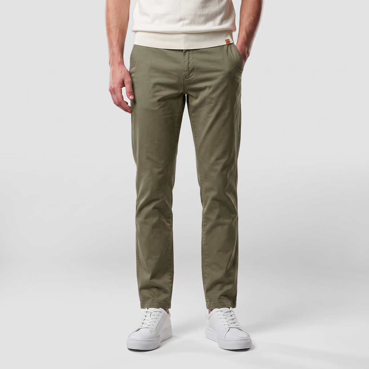 Men's  Chino Long Pants ( Olive Green)
