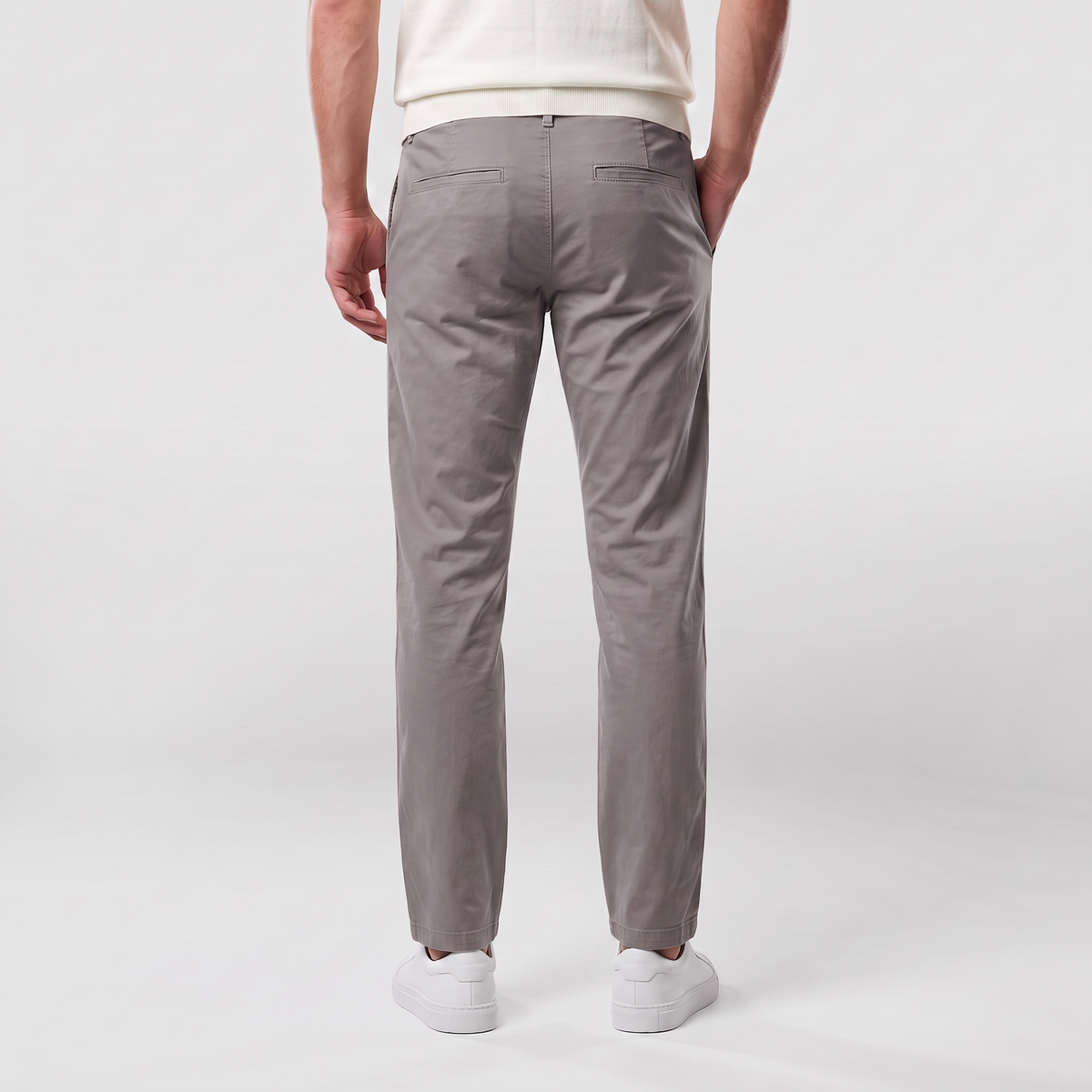 Men's  Chino Long Pants  ( Light Grey)