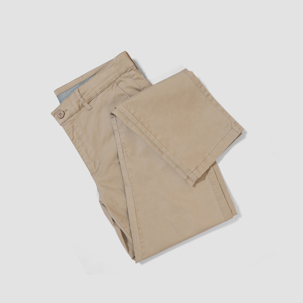 Men's  Chino Long Pants ( Warm Beige )
