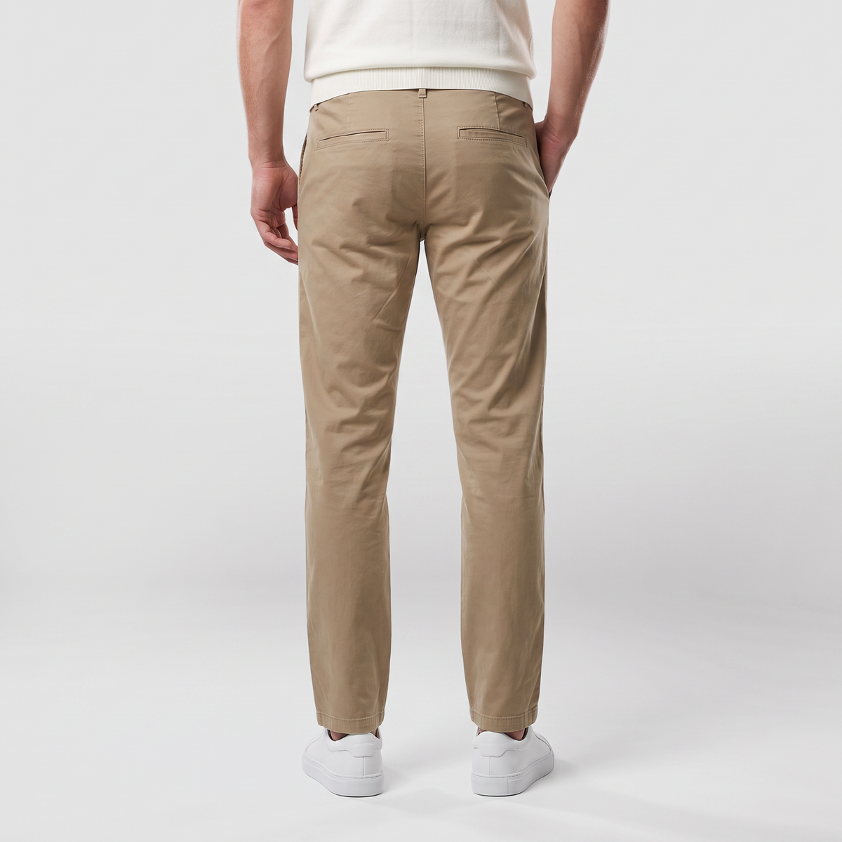 Men's  Chino Long Pants ( Warm Beige )