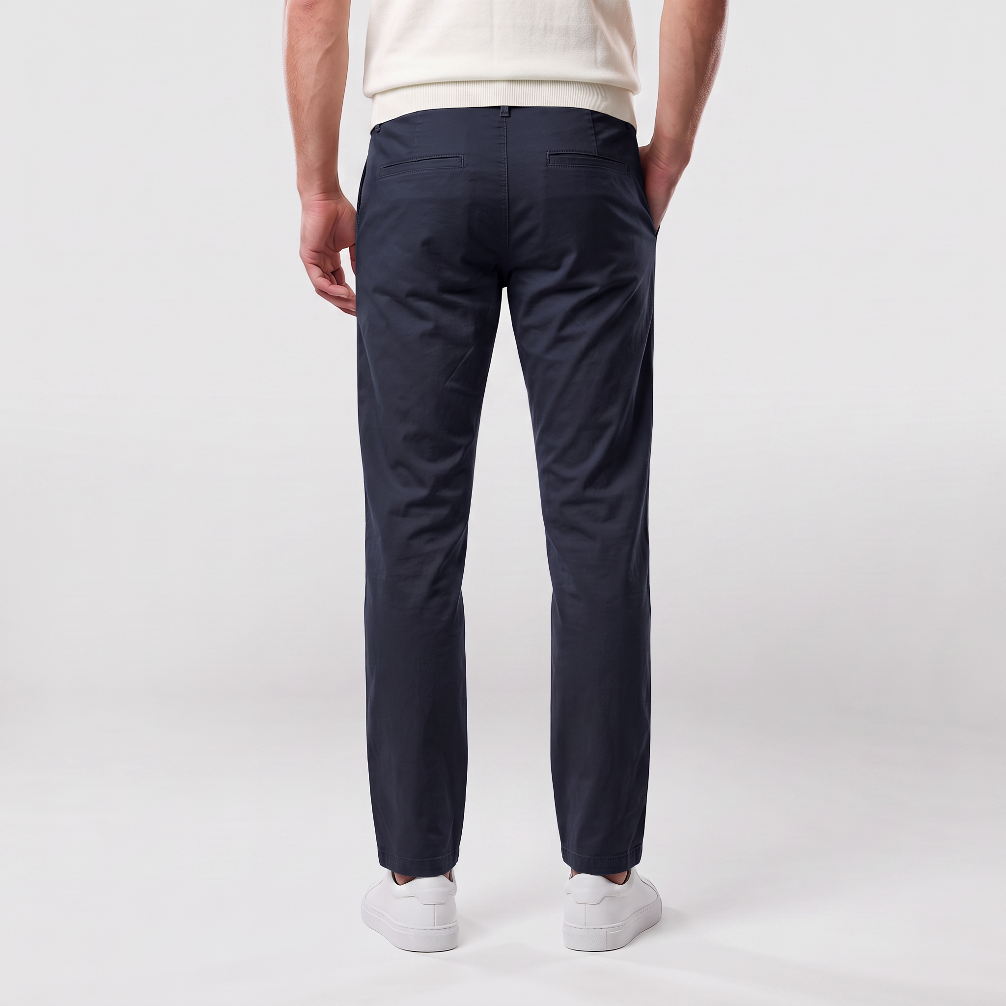 Men's  Chino Long Pants  (Navy)