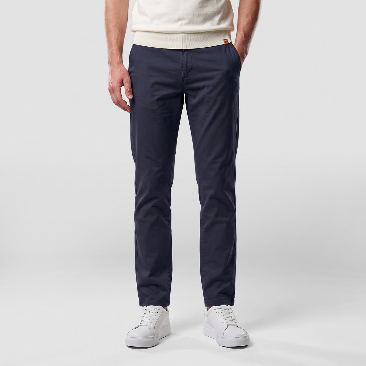 Men's  Chino Long Pants  (Navy)