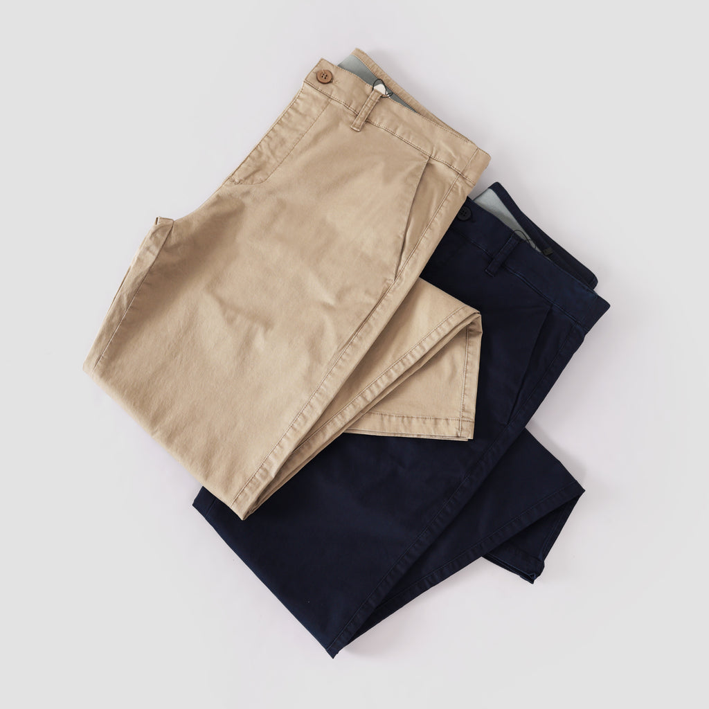Men's  Chino Long Pants  (Navy)