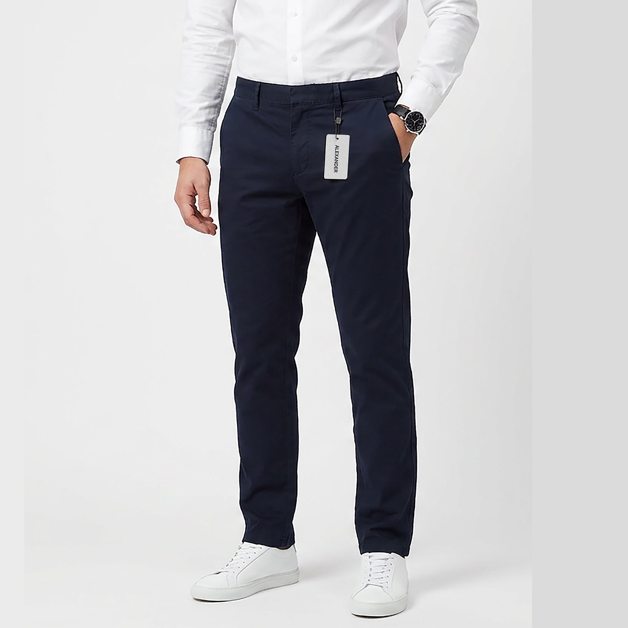 Men's  Chino Long Pants  (Navy)