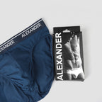 𝐌𝐞𝐧'𝐬 Cotton Brief   2-𝐏𝐢𝐞𝐜𝐞s  ( White & Navy )