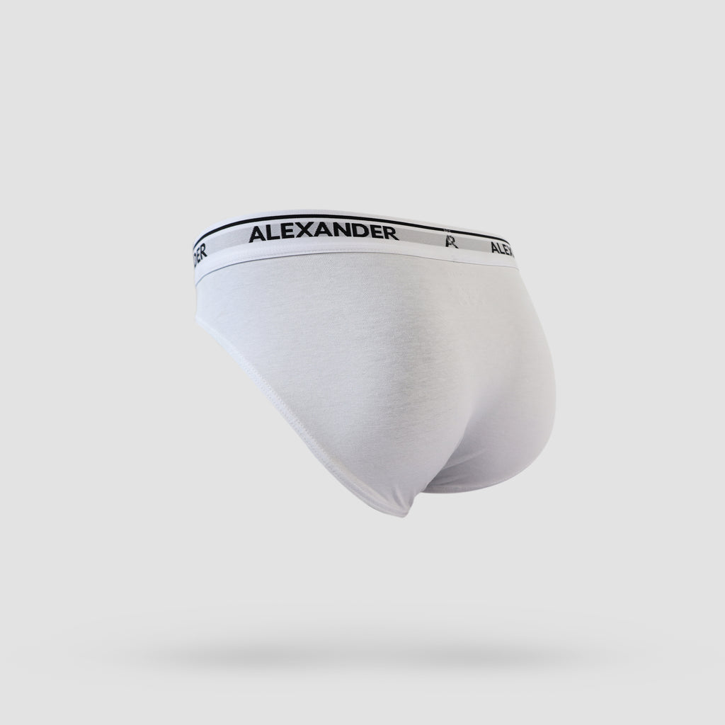 𝐌𝐞𝐧'𝐬 Cotton Brief   2-𝐏𝐢𝐞𝐜𝐞s  ( White & Gray )