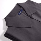 LIGHT WEIGHT KNIT POLO (Grey)
