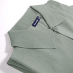 LIGHT WEIGHT KNIT POLO (Sage Green)