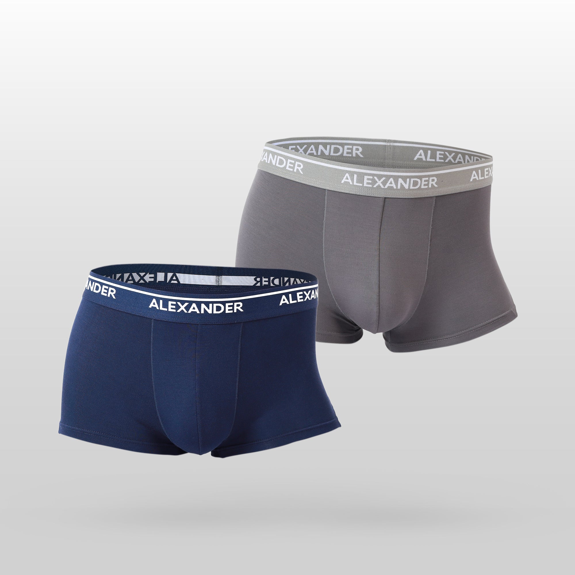 𝐌𝐞𝐧'𝐬 Modal Trunk 2-𝐏𝐢𝐞𝐜𝐞s ( Navy & Gray )