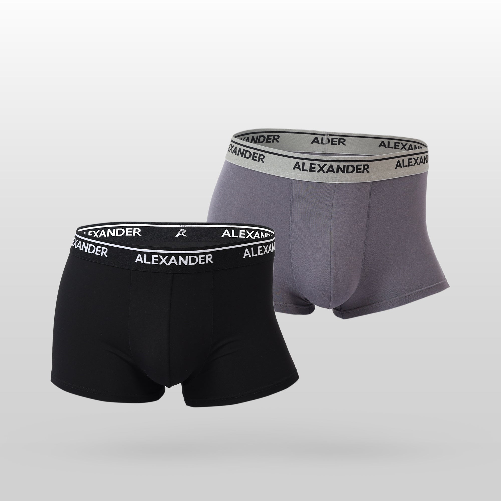 𝐌𝐞𝐧'𝐬 Modal Trunk 2-𝐏𝐢𝐞𝐜𝐞s ( Black & Gray)