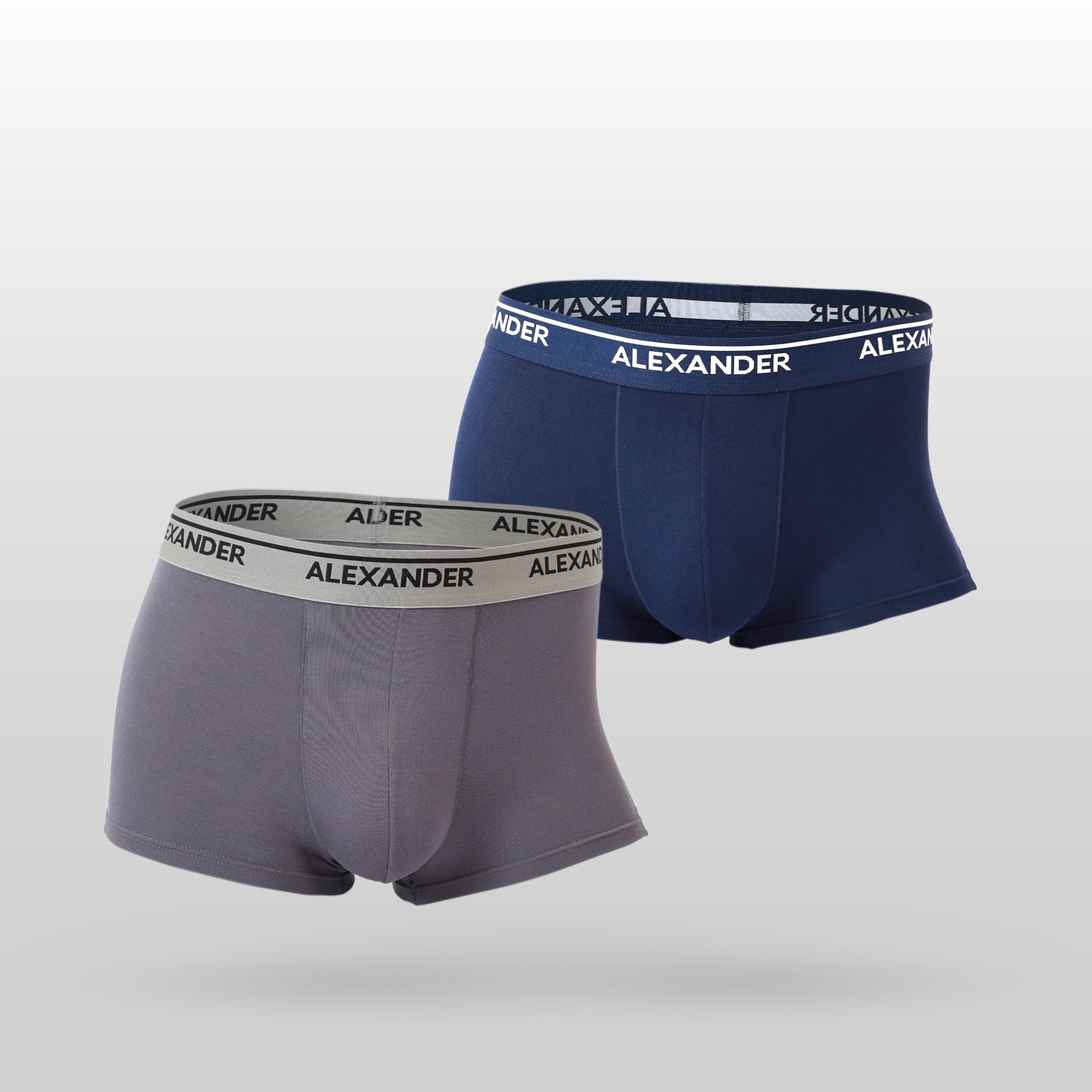 Premium Bamboo Underwear Set (2-Pack) Gray & Navy