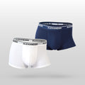 Premium Bamboo Underwear Set (2-Pack) White & Navy