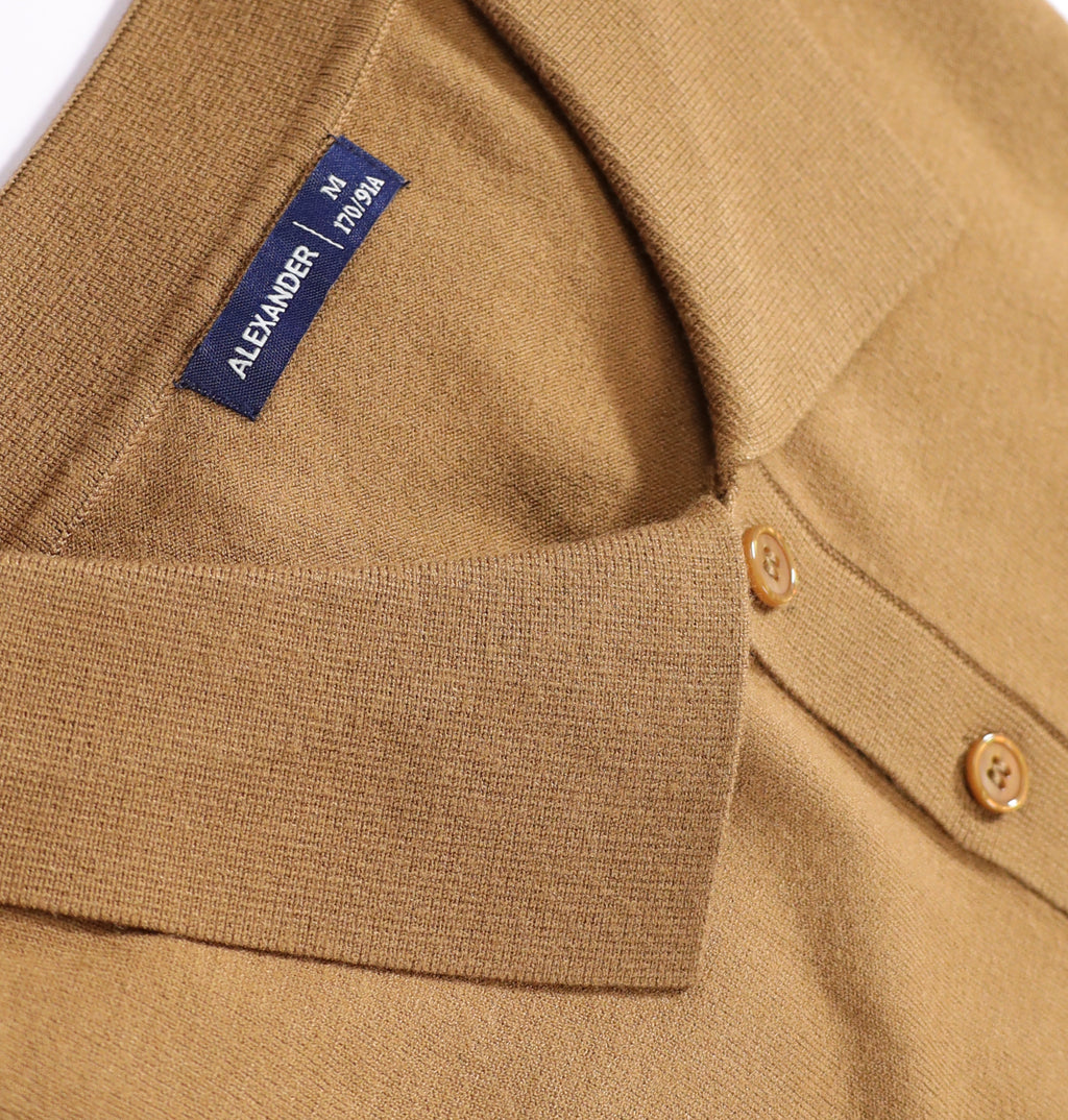 AIR SMOOTH KNIT POLO ( Brown)