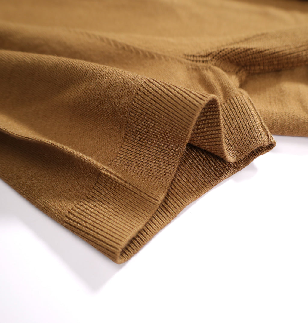 AIR SMOOTH KNIT POLO ( Brown)