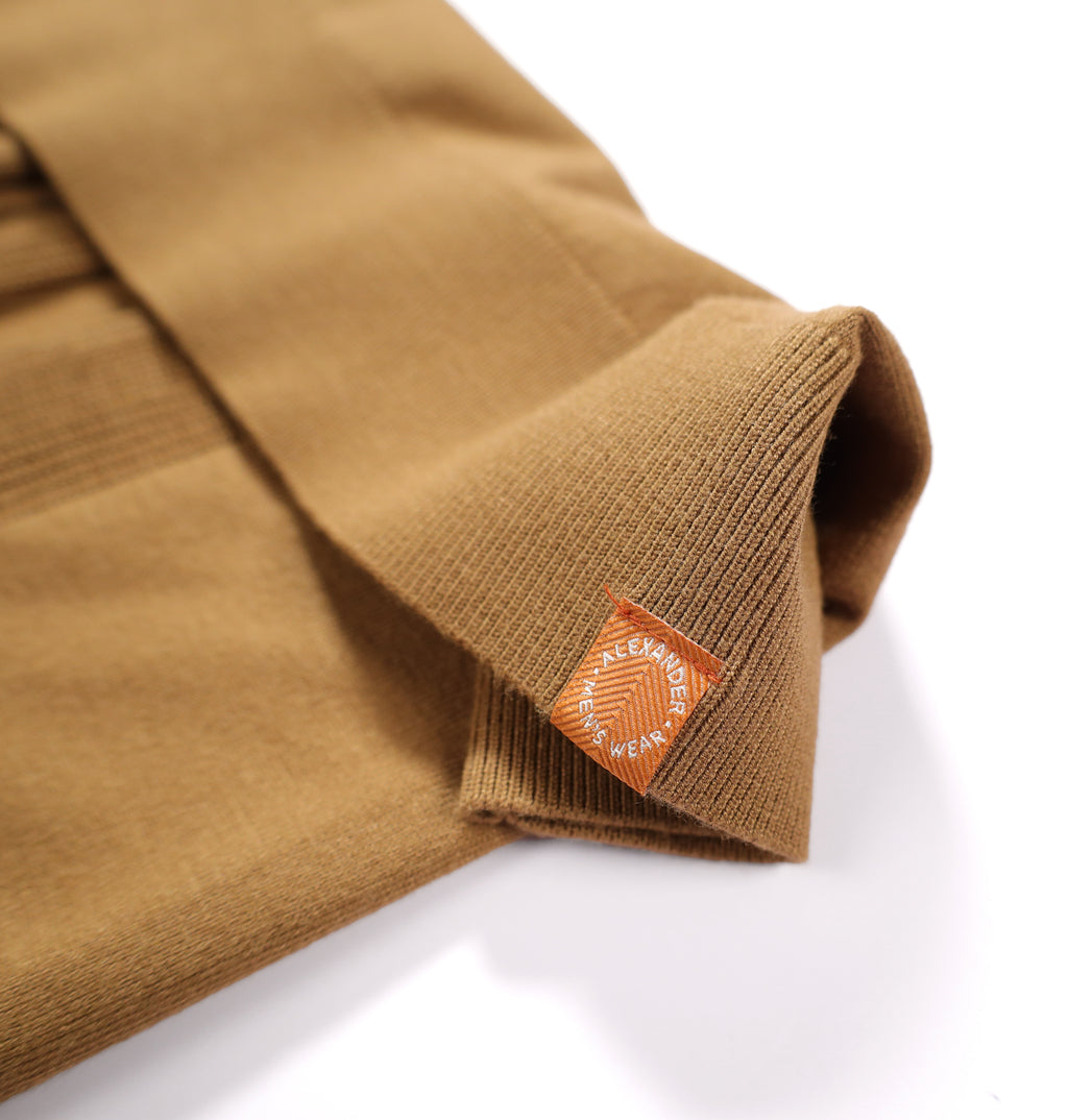 AIR SMOOTH KNIT POLO ( Brown)