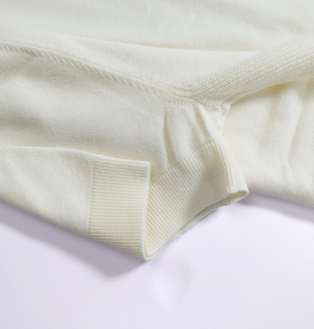 AIR SMOOTH KNIT POLO ( Off - White)