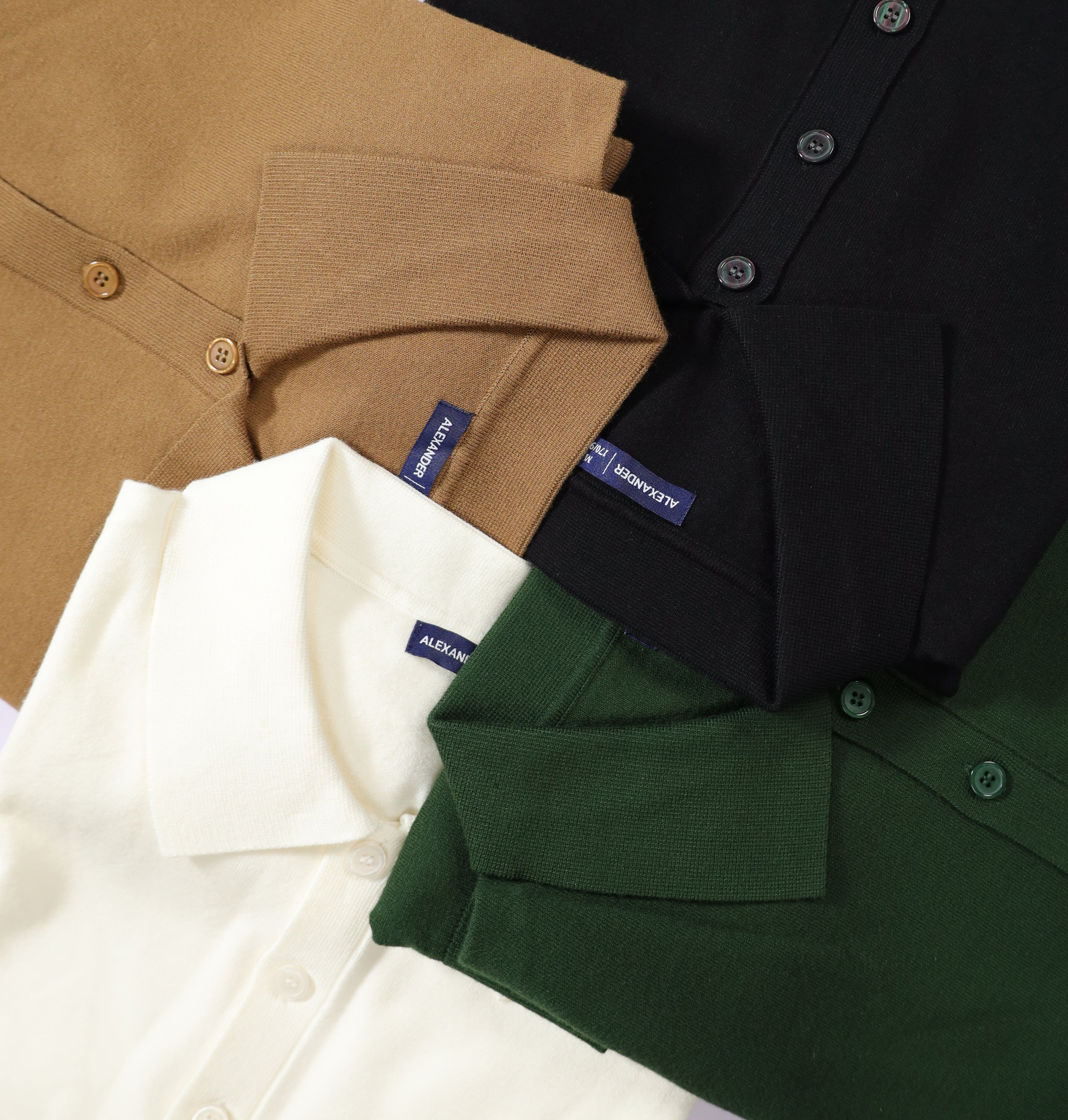 AIR SMOOTH KNIT POLO ( Off - White)